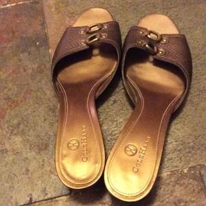 Cole Haan size 10 bronze sandals