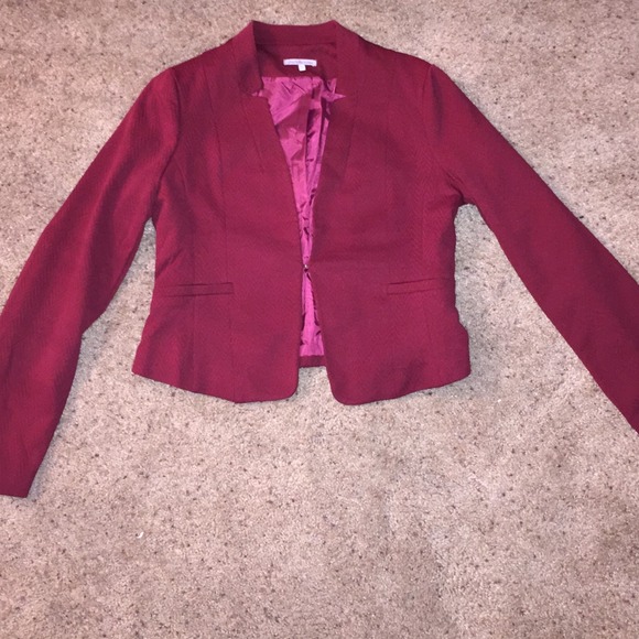 Burgundy Blazer