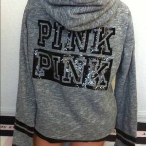 Gorgeous thick fur vs bling hoodie