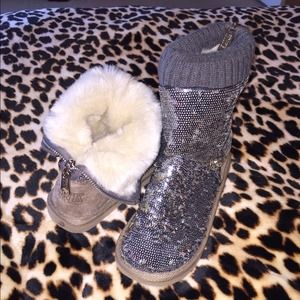 Gorgeous vs sequin boots