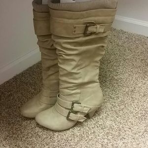 Tan boots