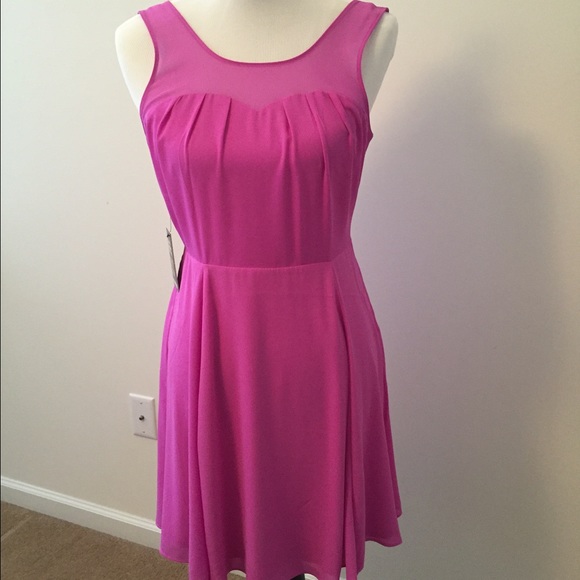 Express pink party dress