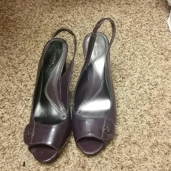 Eggplant colored heels