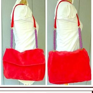 Zara: Red/Suede goldchain/purple stitch (Final)