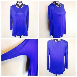 Asymmetrical Solid Tunic