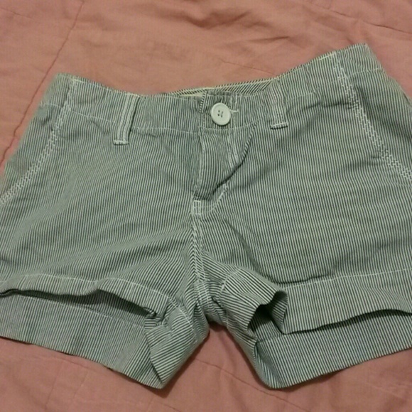 Pin stripe shorts