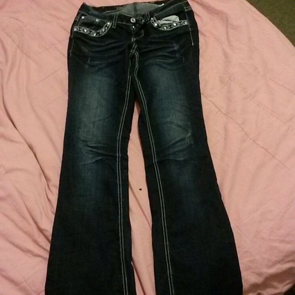 Boot cut style jeans