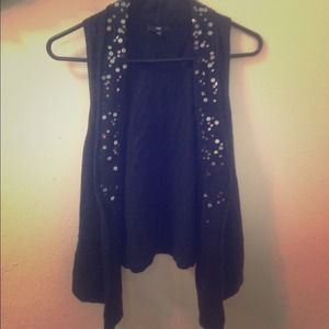 Sequined vest.