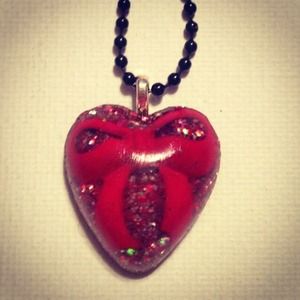 Handmade resin necklace