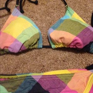 Plaid bikini NWOT