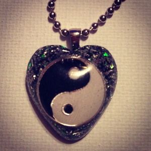 Handmade resin necklace