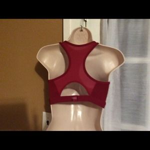Maroon sports bra