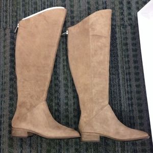 NEW IN BOX!  Dolce Vita Meris Tan Suede Boot, Sz 8