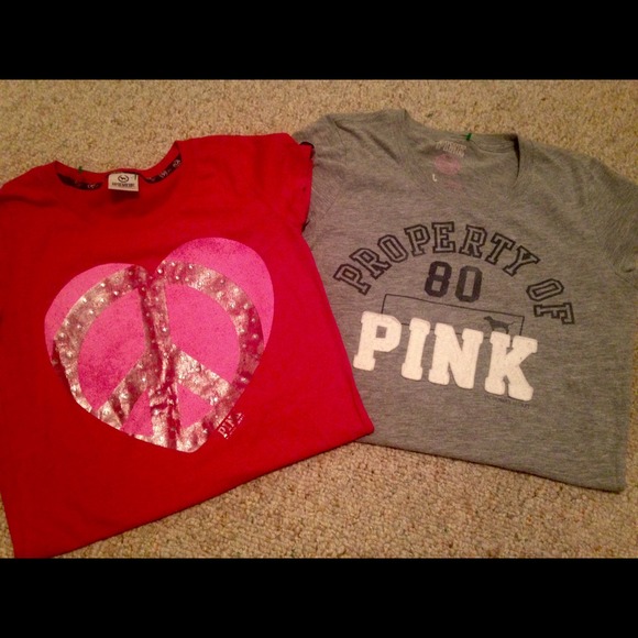 🚫SOLD🚫VS PINK tees