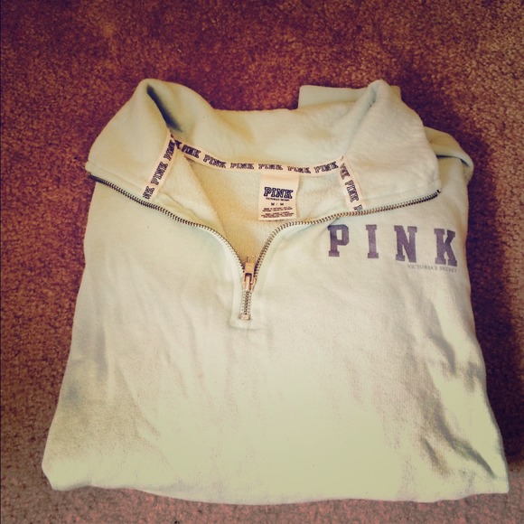 VS PINK mint crew neck