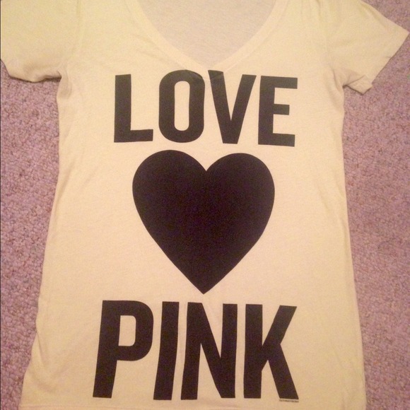 🚫SOLD🚫VS PINK NEON YELLOW TEE