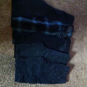 Hurley, vans, quicksilver, volcom boys size 14