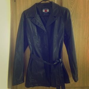 Black Scorpio Trench Coat