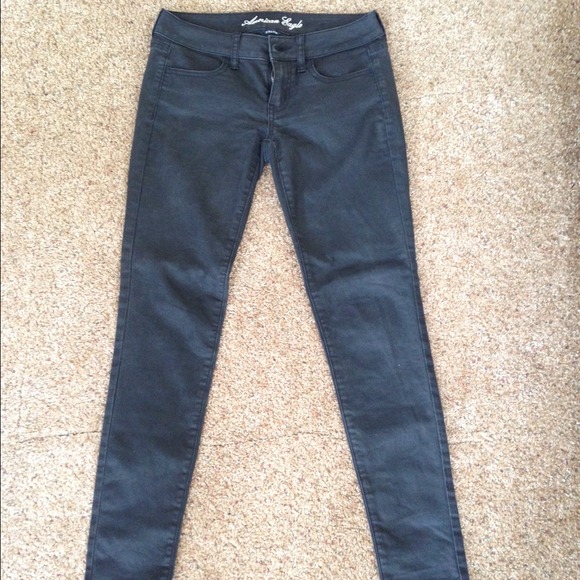 Charcoal stretch American Eagle jeans