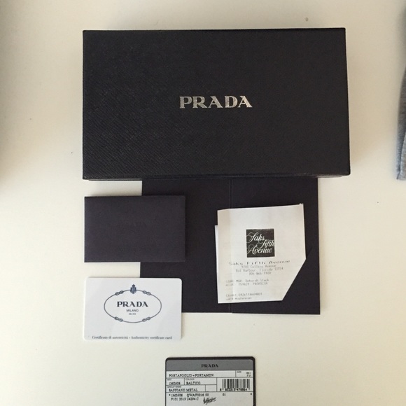 Prada Saffiano Leather Zip Around Wallet - Picture 3 of 3