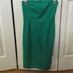 Strapless dress