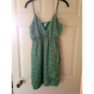 Bar III Silky Dot Sun Dress