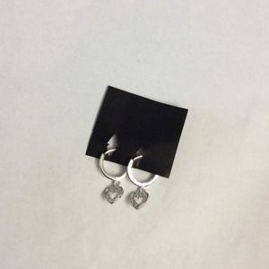 Sterling 925 small hoop silver earrings