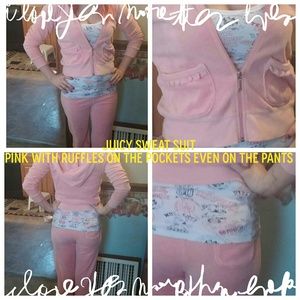 2PIECES !! Juicy SWEATS TOP/ BOTTOM