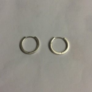 Sterling silver 925 hoop earrings