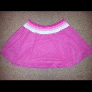 Hot Pink Tery Cloth Skirt