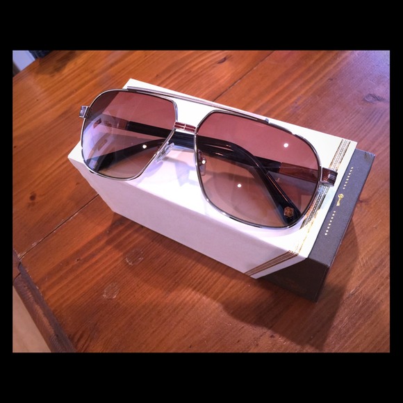 Leisure Society Brighton Sunglasses in Burgundy.