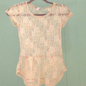 A gorgeous lace top.