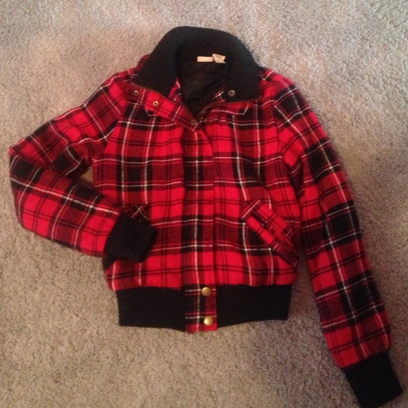 Plaid jacket-juniors