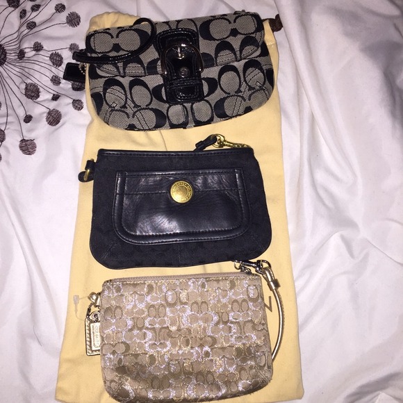 Coach wristlets