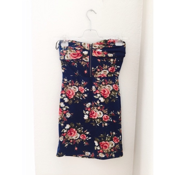 Floral tight dress