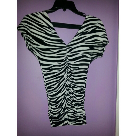 Zebra Print Top