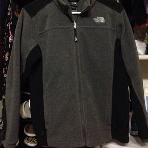 dark grey north face