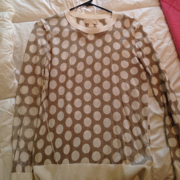 Michael Kors polka dot sweater