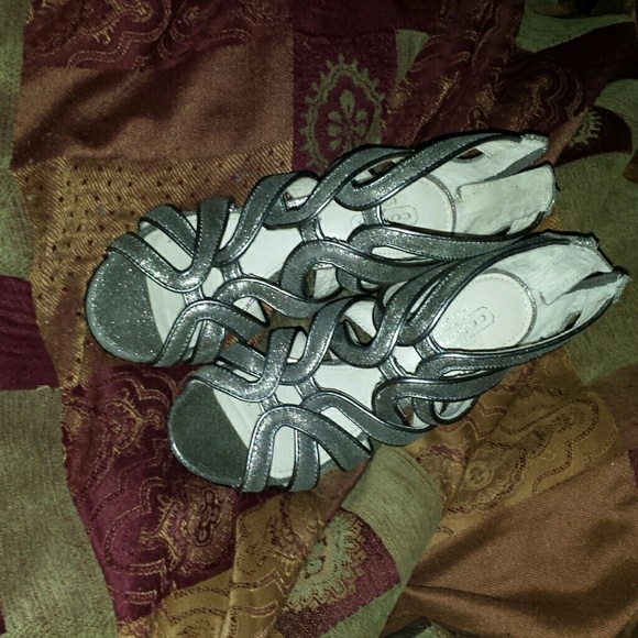 Firm priceCoach glitter heels - Picture 3 of 4