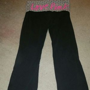 Victorias secret pink yoga pants