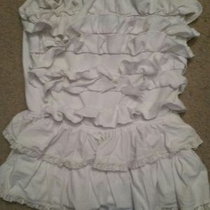 abercrombie Frilly tube top