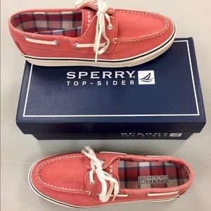 Sperrys- Brand New in Box- Coral color!