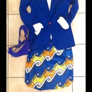 Gorgeous Handmade Kenyan Printed Mini Skirt