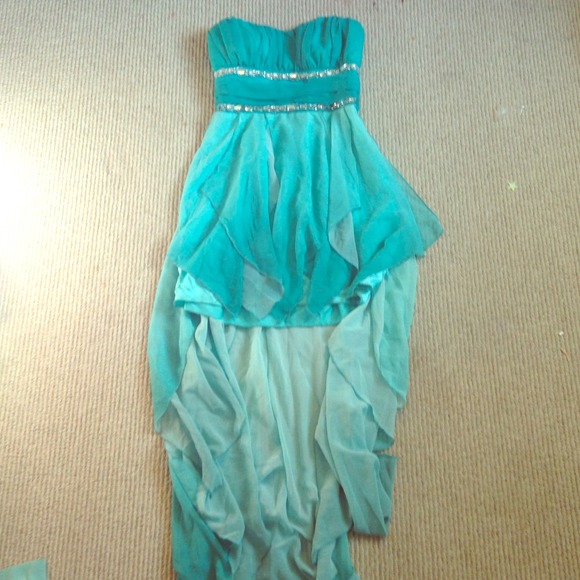 High-low formal dress