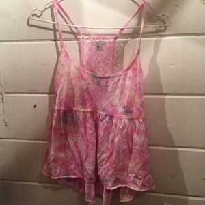 Tye dye tank top