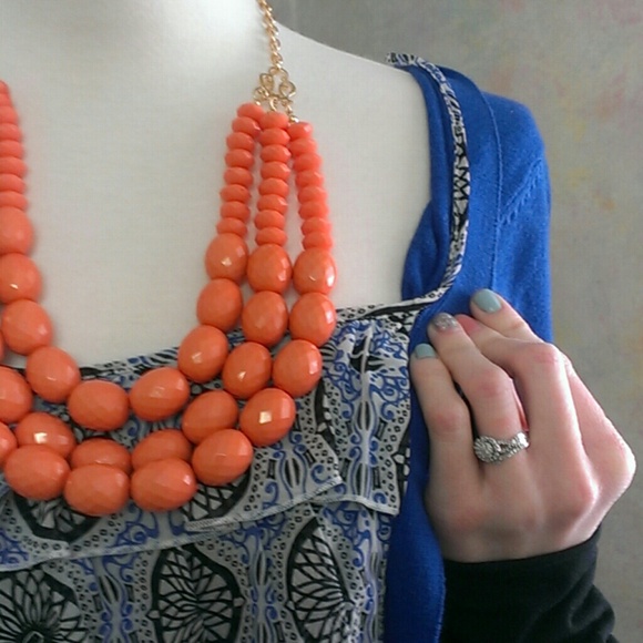 Royal blue cardigan/tank combo - Picture 4 of 4