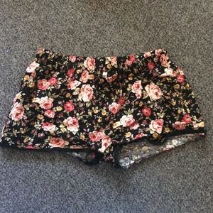 Urban outfitters flower shorts