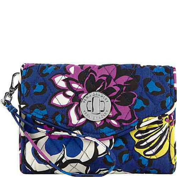 Vera Bradley Your Turn Smartphone Wristlet EUC