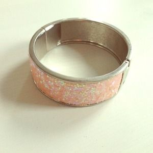 Betsey Johnson pink sparkle bracelet