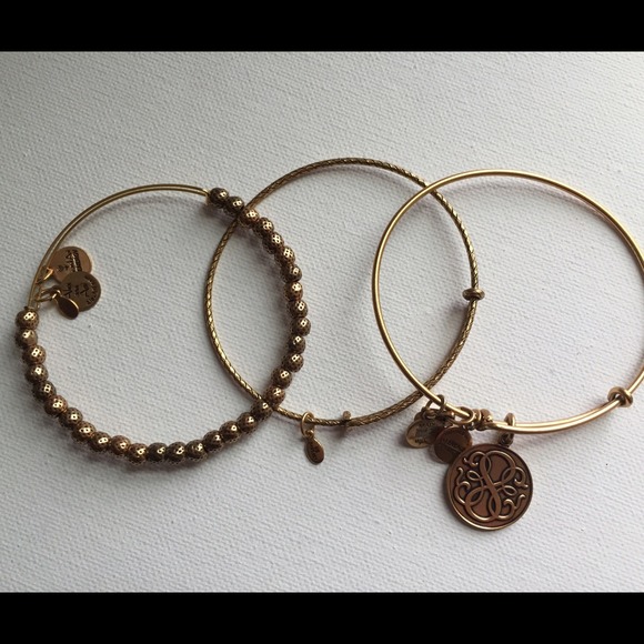 3 Alex and Ani Bangles
